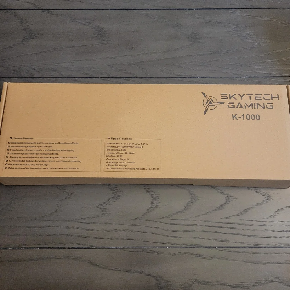 New Skytech Gaming keyboard k-1000 Lights Up